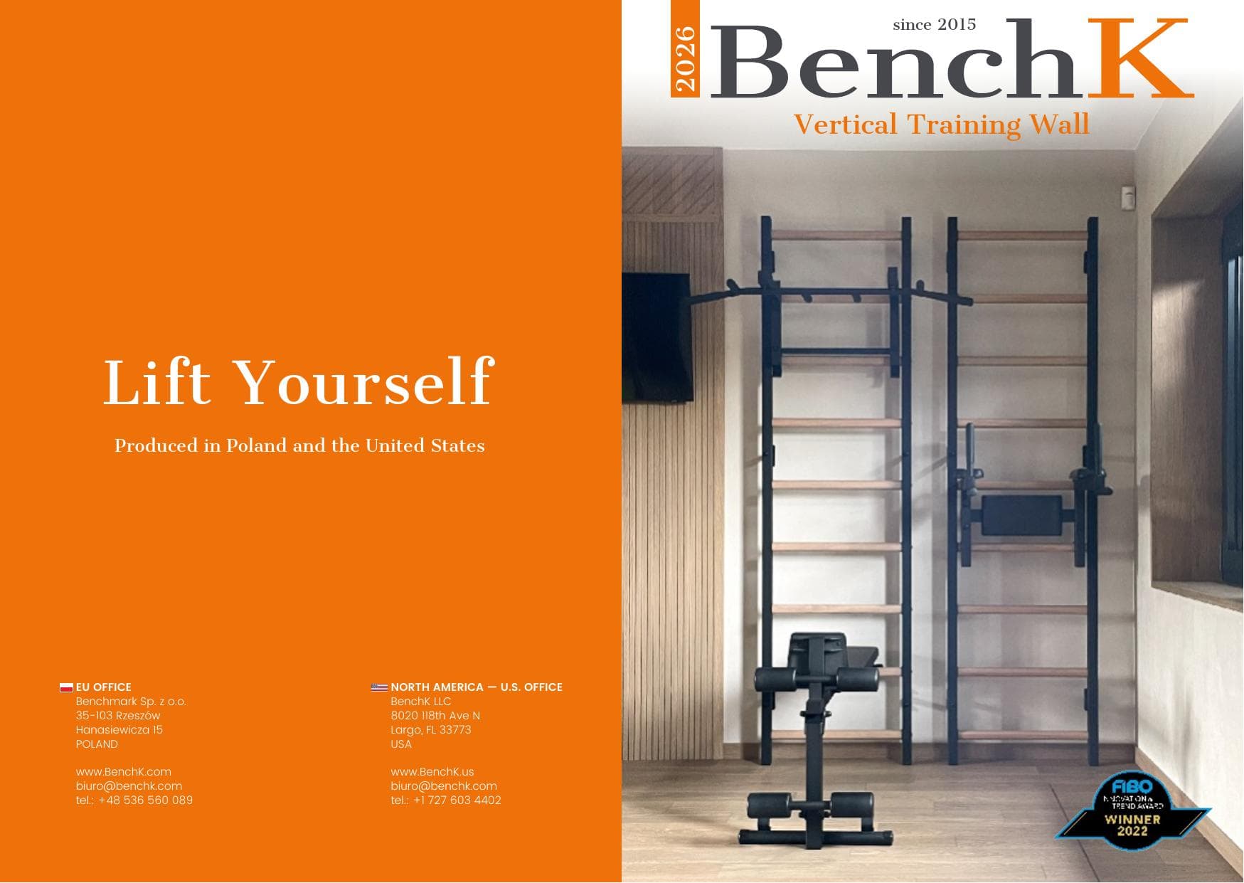 BenchK 2026 catalog cover