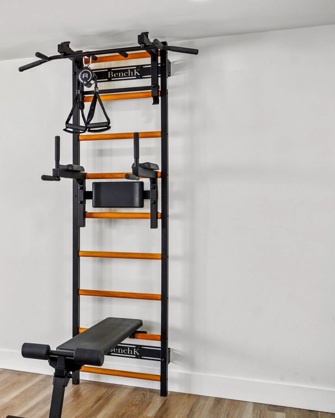 BenchK VMS — flagship wall bar configuration