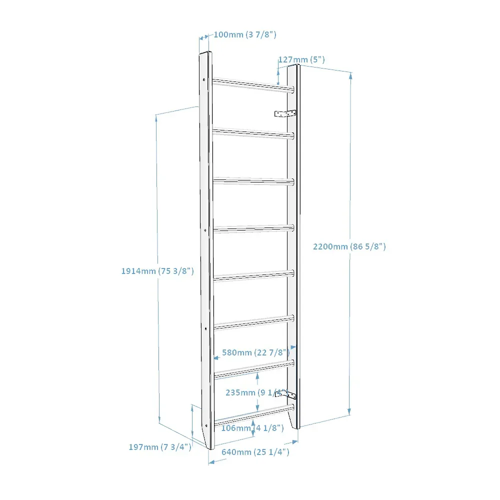 BenchK 100 wall bars — 13