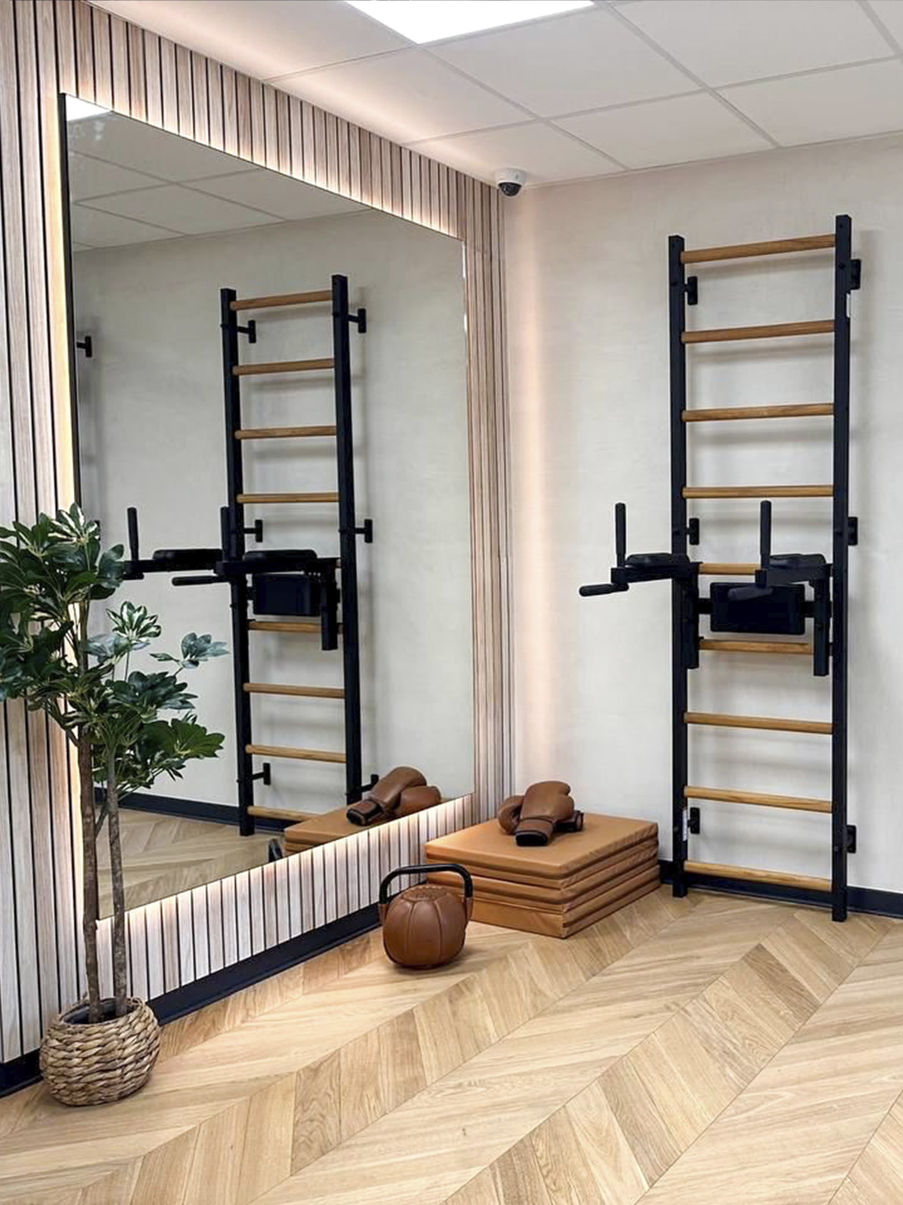 Praxis Pilates NYC studio with BenchK wall units