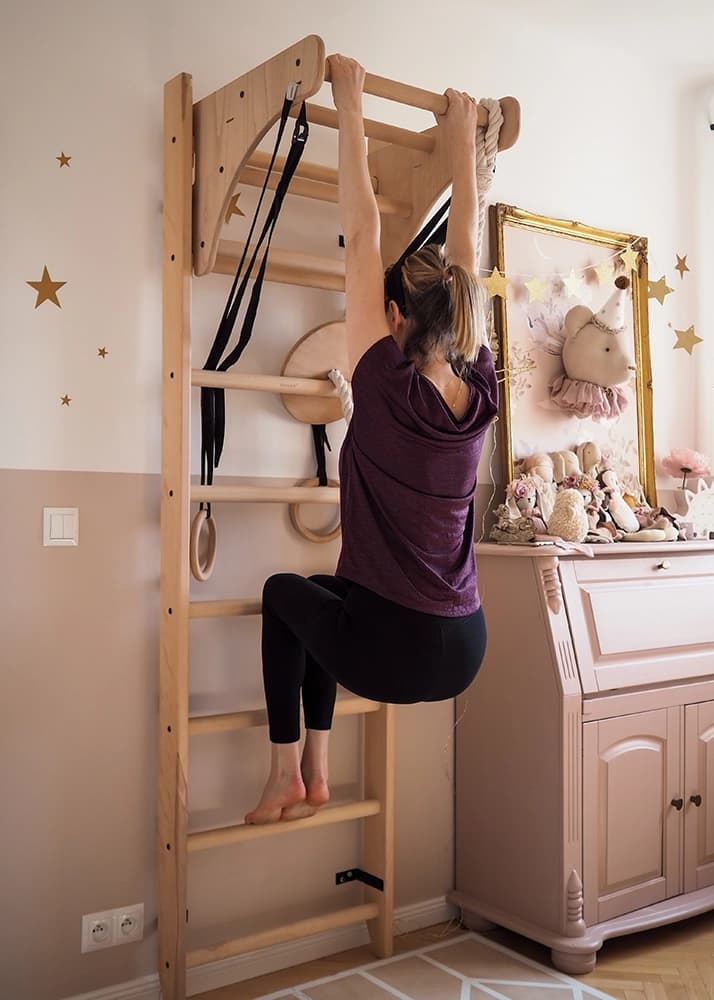 BenchK 111 wall bars installed at home for rehabilitation