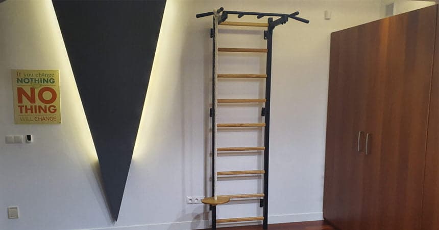 BenchK wall bar mounted in a loft