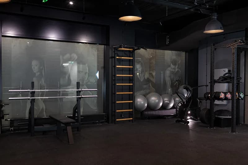 BenchK wall bars installed in a commercial gym