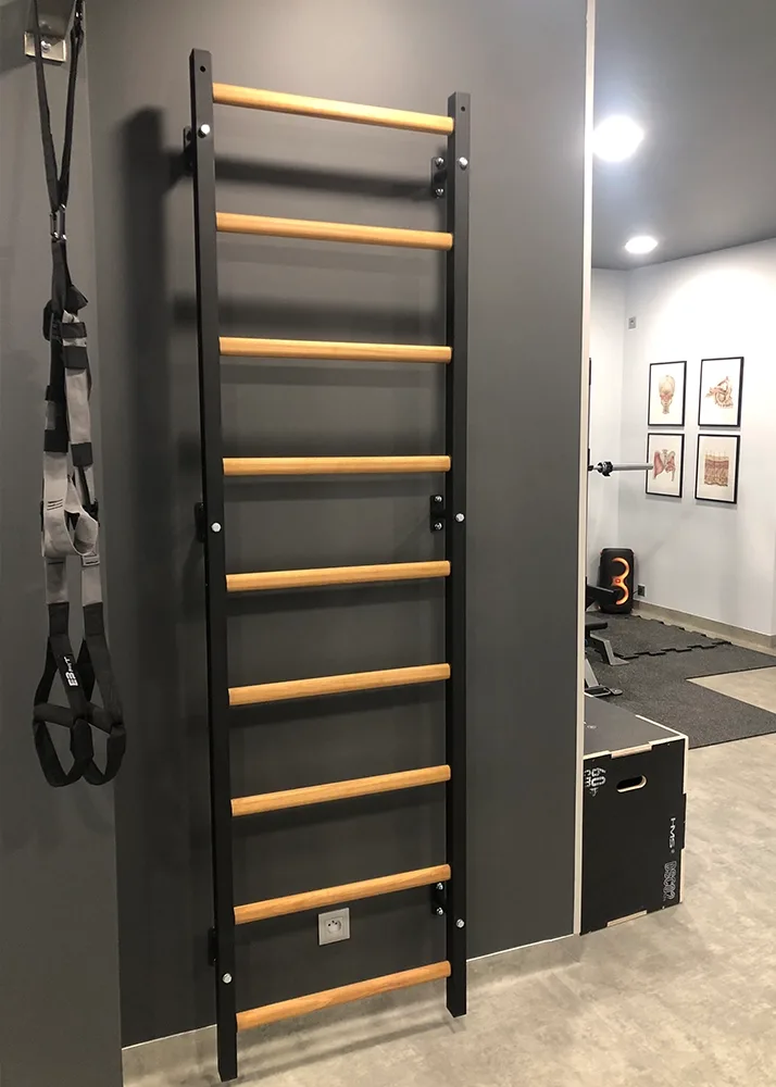 BenchK wall bars installed in a commercial gym