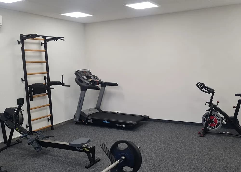 BenchK wall bars installed in a commercial gym