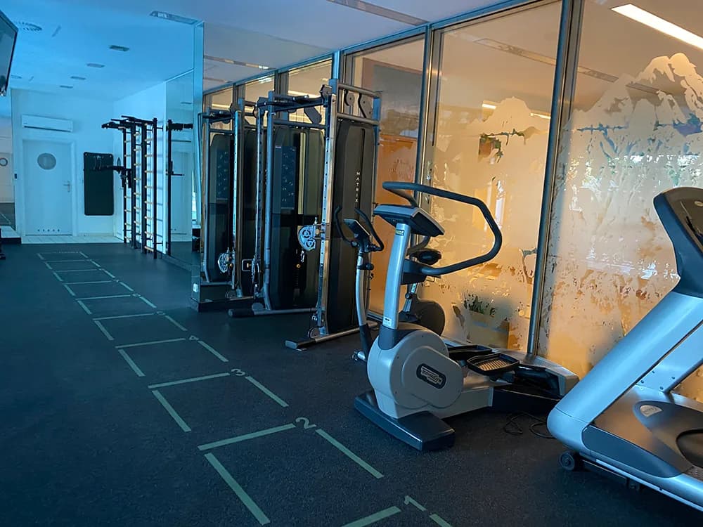 BenchK wall bars installed in a commercial gym