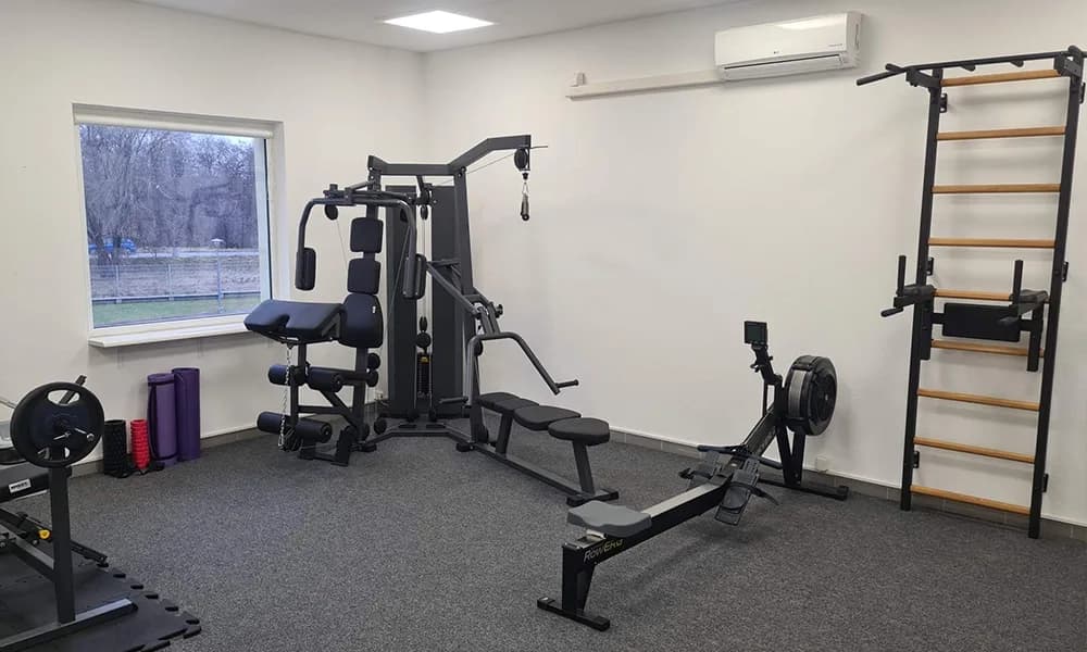 BenchK wall bars installed in a commercial gym