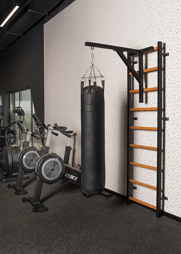 BenchK wall bars installed in a real training space