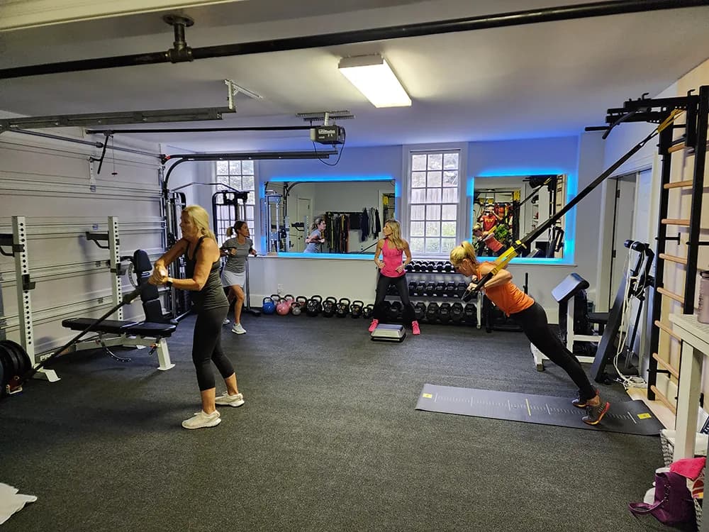 BenchK wall bars installed in a real training space