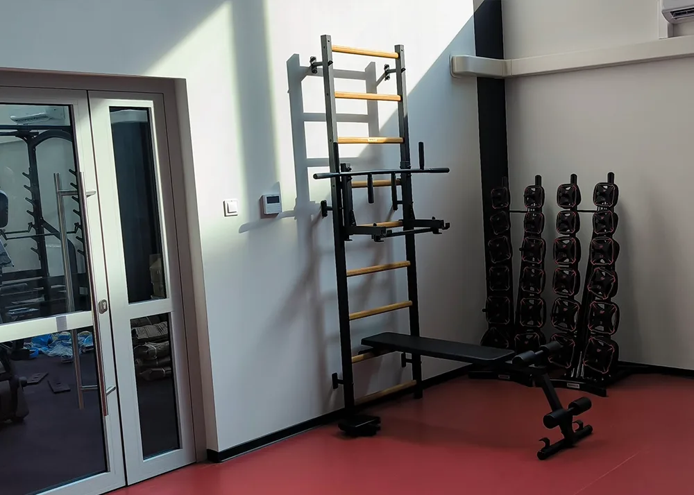 BenchK wall bars in a school and kids' space