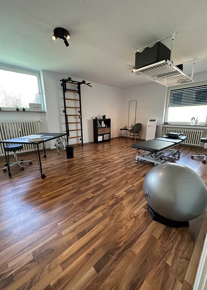 BenchK wall bars in a physiotherapy practice