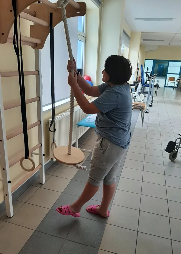 BenchK wall bars in a physiotherapy practice