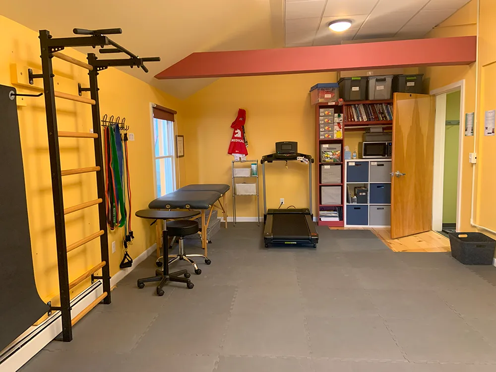 BenchK wall bars in a physiotherapy practice