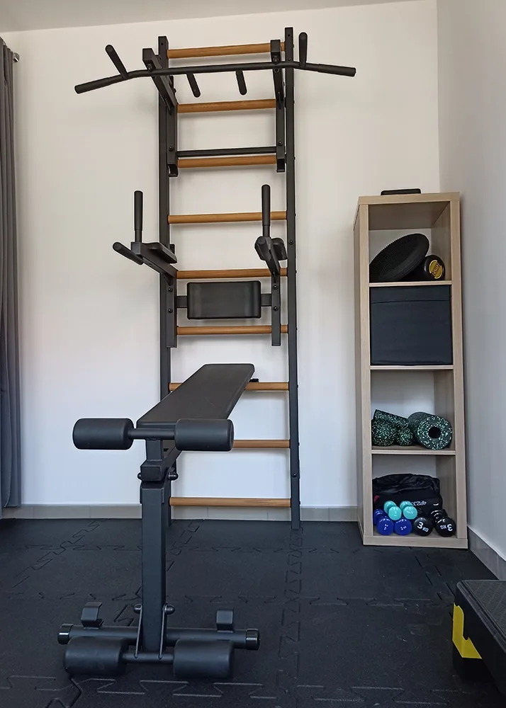 BenchK wall bars in a physiotherapy practice