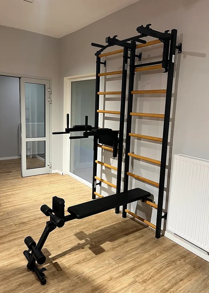 BenchK wall bars in a physiotherapy practice