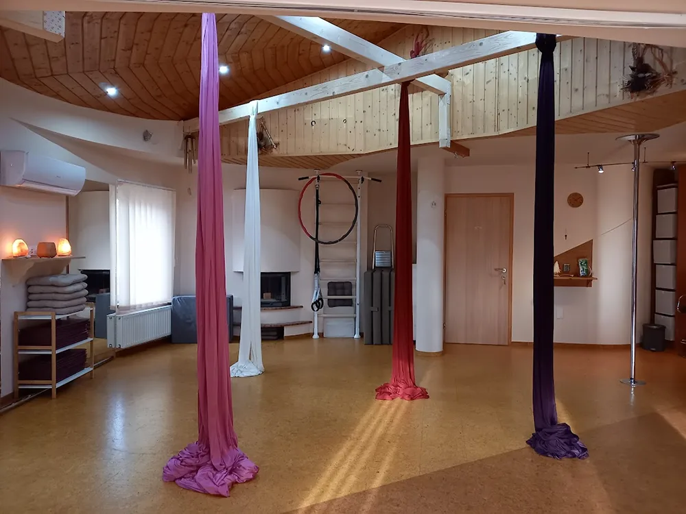 BenchK wall bars in a Pilates and yoga studio