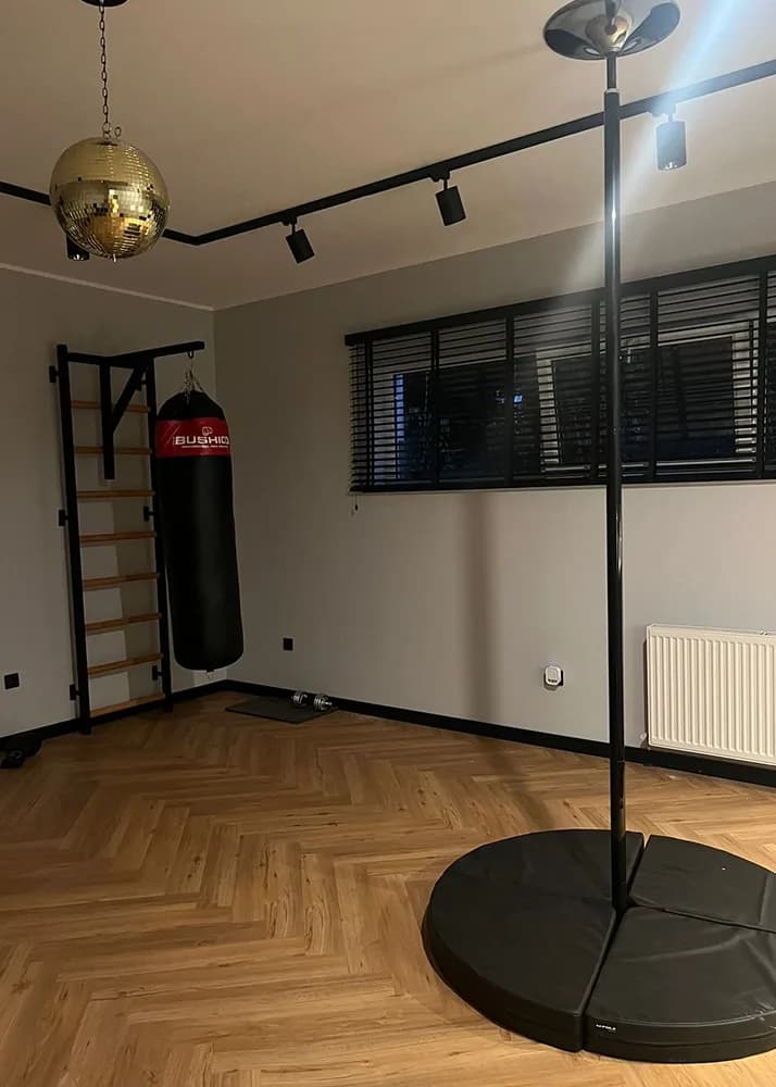 BenchK wall bars in a Pilates and yoga studio