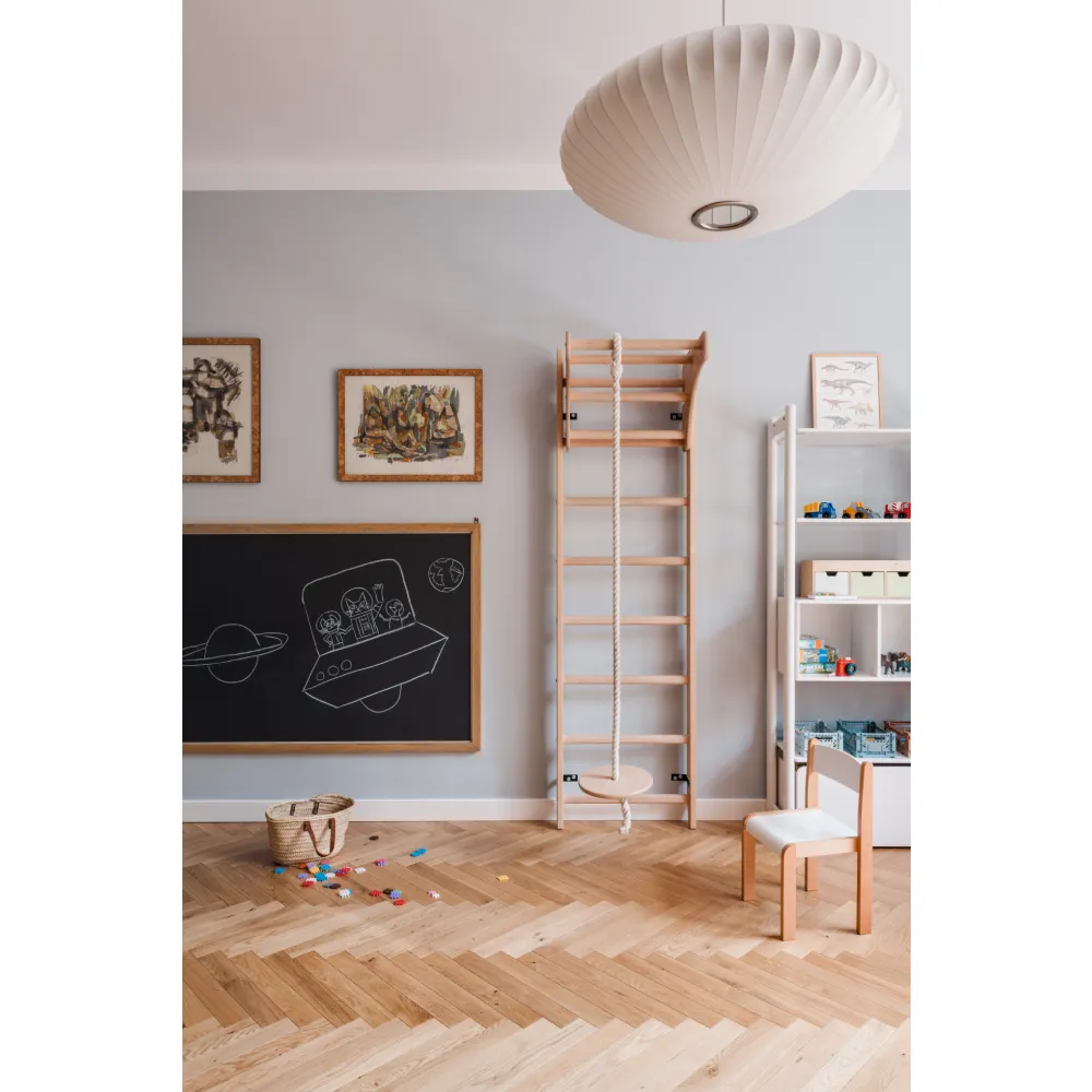 Wooden wall bars for kids room – BenchK 111 + A204